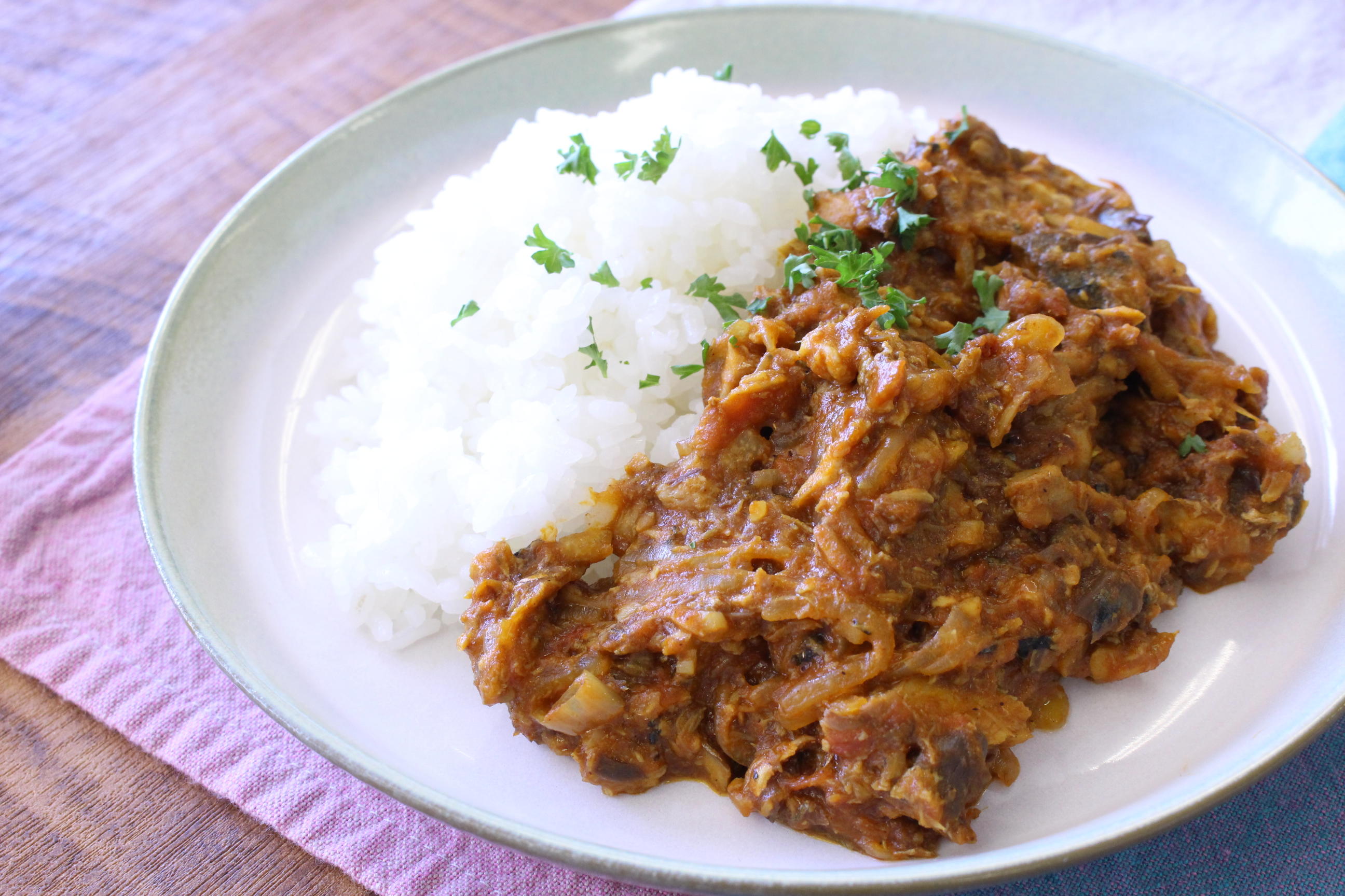 さば缶トマトカレー