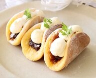 フライパンdeチーズクリームワッフル