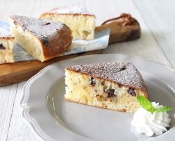 マーマレードとチョコのフライパンケーキ
