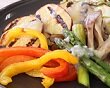 塩麹ドレッシングのホットサラダ