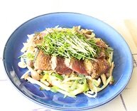 香味野菜とかつおの和風マリネ