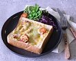 アボカドとベーコンの厚切りキッシュトースト