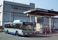 写真：CNG（圧縮天然ガス）バス