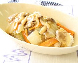 鶏肉と白菜のあんかけごはん